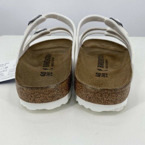 Birkenstock Florida Sandals White Size 9 Narrow - Picture 5 of 12